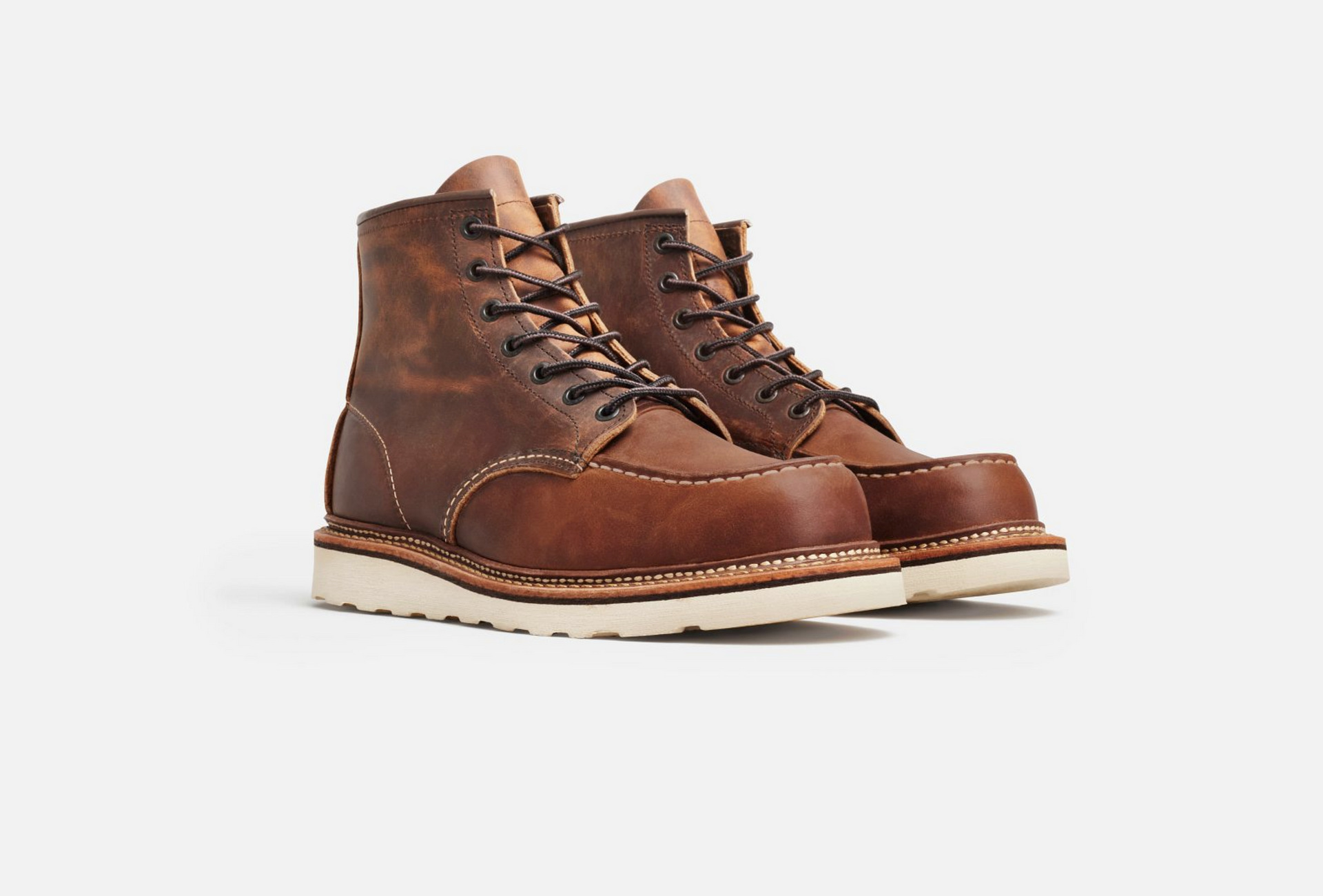 靴 red wing 1907 US8 Red Wing Heritage 1907 Classic Moc Style in Copper Rough & Tough