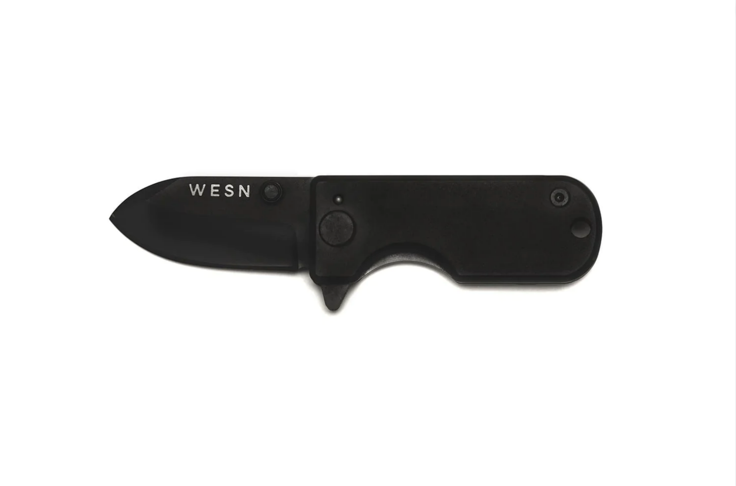 WESN Microblade Pocket Knife with Leather Sheath