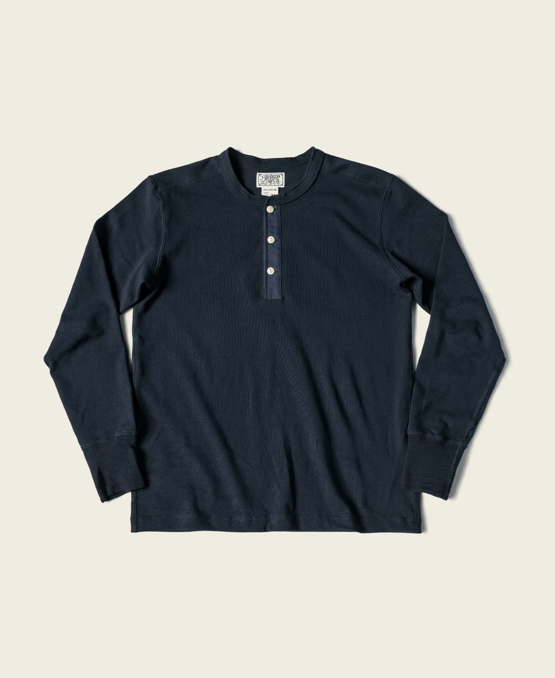 Vintage Long Sleeve Henley Shirt