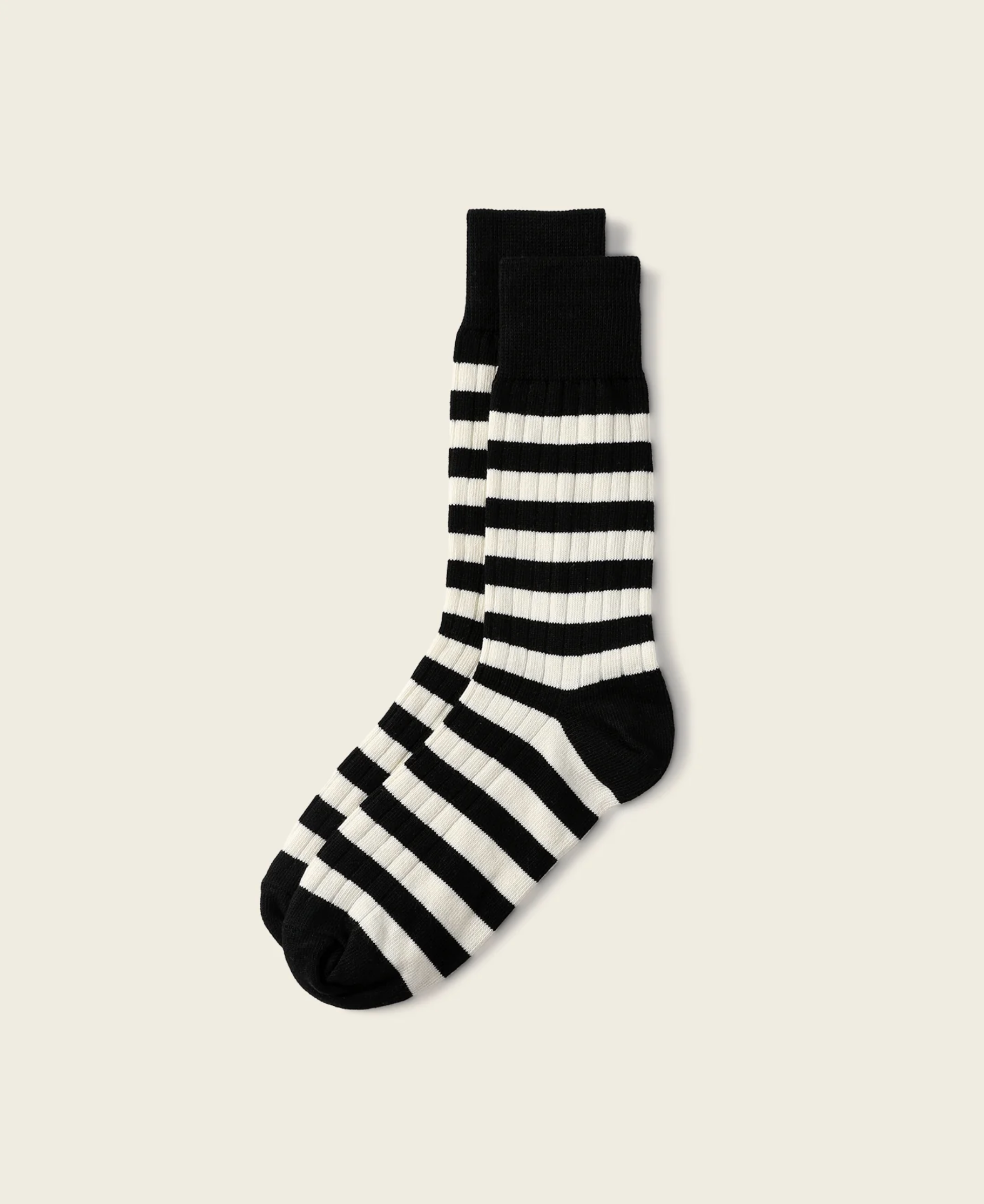 Retro Striped Cotton Socks