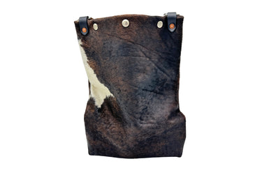 ColsenKeane No. 527 Key Convertible Clutch | 5/6oz Full Grain Leather | 3-in-1 Foldover Tote, Crossbody & Clutch in Hazelhurst Hair-on Hide | SOLD OUT