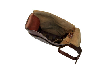 SEASONED NO. 820 - CLASSIC BAG IN RICH PEBBLED BROWN