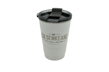 ColsenKeane Insulated Travel Mug | 16oz Pirani Stainless Steel Tumbler | 12+ Hour Thermal Insulation