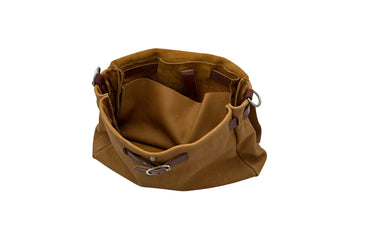 SEASONED No. 4320 Large Mailbag in Denali Tan with Interior Pocket