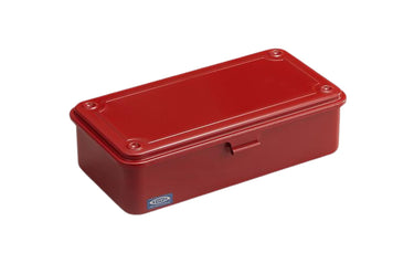 ColsenKeane x Toyo T-190 Steel Stackable Storage Box | Custom Leather-Lined Interior | Handcrafted Japanese Storage