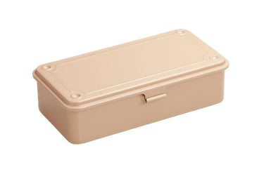 ColsenKeane x Toyo T-190 Steel Stackable Storage Box | Custom Leather-Lined Interior | Handcrafted Japanese Storage