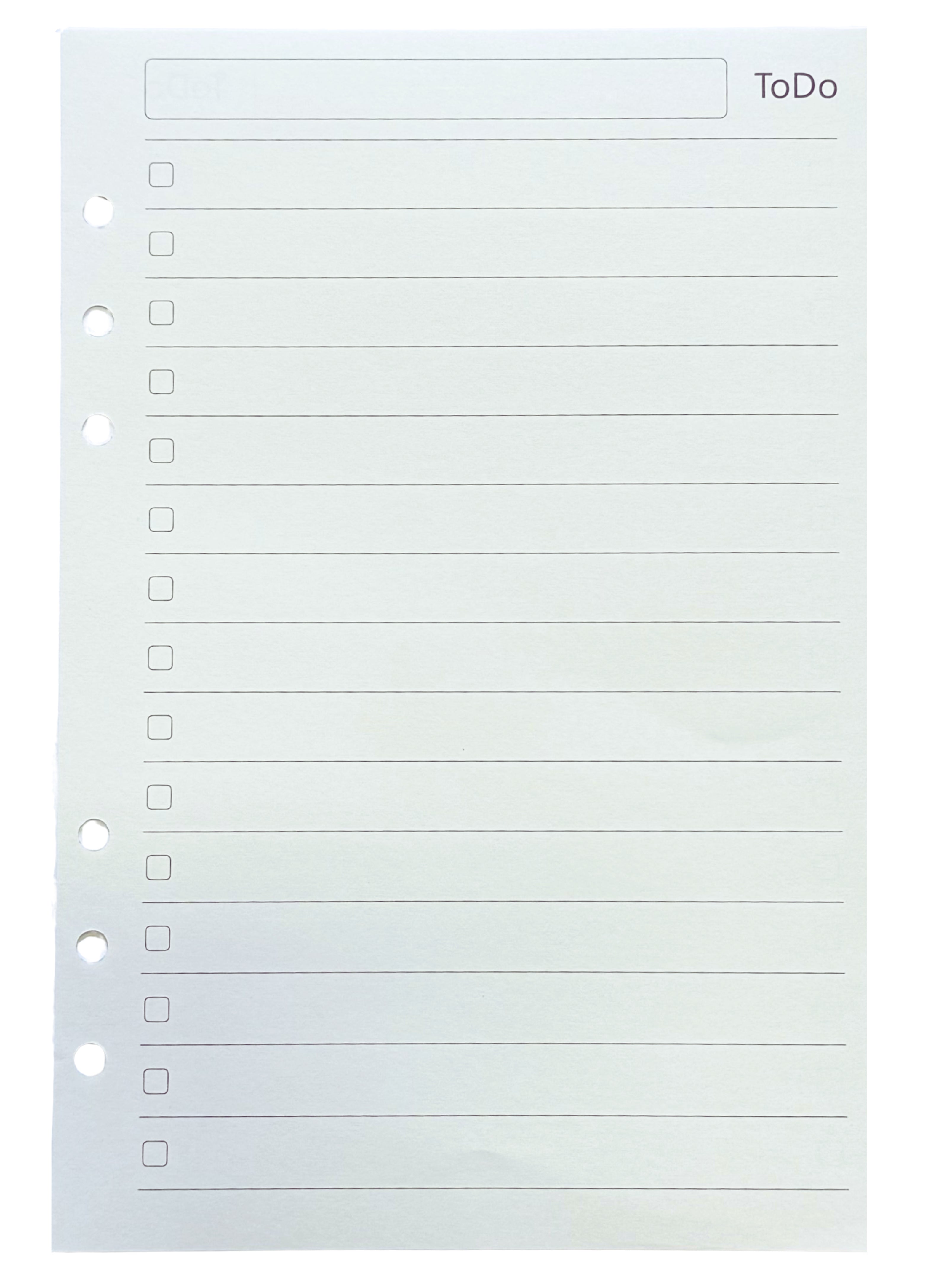 No. 324 A5 Ring Journal Planner Inserts