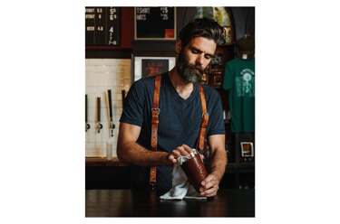 ColsenKeane No. 1216 Leather Suspenders | 8/9oz Full Grain Leather | Handcrafted Adjustable Braces
