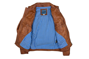 Wind Buffer Leather Jacket