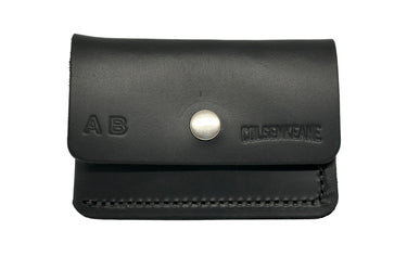 ColsenKeane No. 3263 Card Wallet With Snap | 5/6oz Full Grain Leather | Leather Card Case For Business Cards