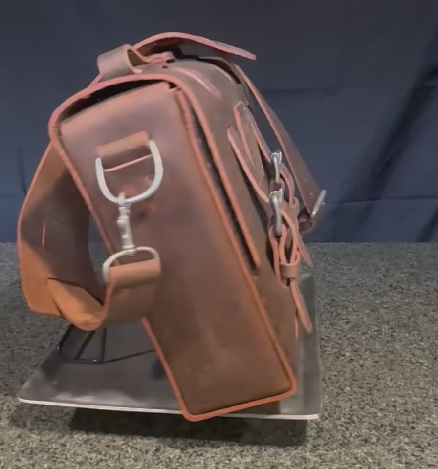 2025 Sample Sale  - No. 4313 Minimalist Satchel in Crazy Horse