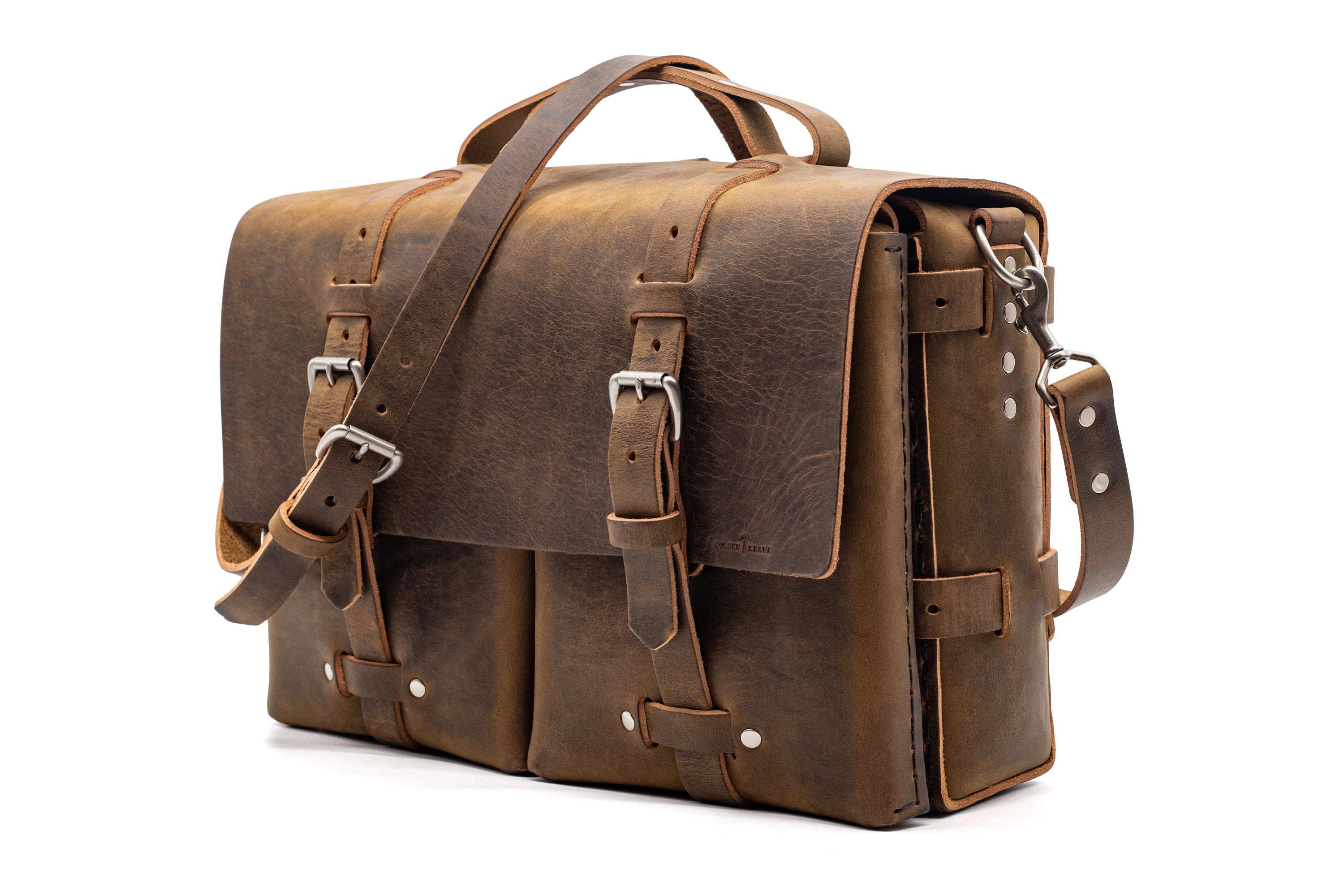 No. 1117 - Rugged Tool Bag – ColsenKeane Leather, LLC