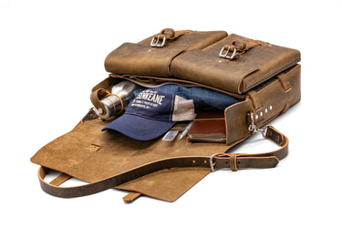 ColsenKeane No. 4316 Bohemian Satchel | 8/9oz Full Grain Leather | Hand-Stitched Modular Bag