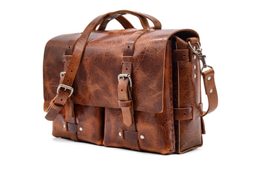 ColsenKeane No. 4316 Bohemian Satchel | 8/9oz Full Grain Leather | Hand-Stitched Modular Bag