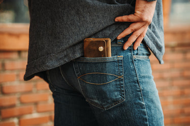 ColsenKeane No. 514 Large Trucker Wallet | 5/6oz Full Grain Leather | Handcrafted Full-Size Security Wallet