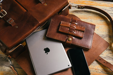 ColsenKeane Stitched Leather Journal | 5/6oz Full Grain Leather | Hand-Stitched Refillable Cover