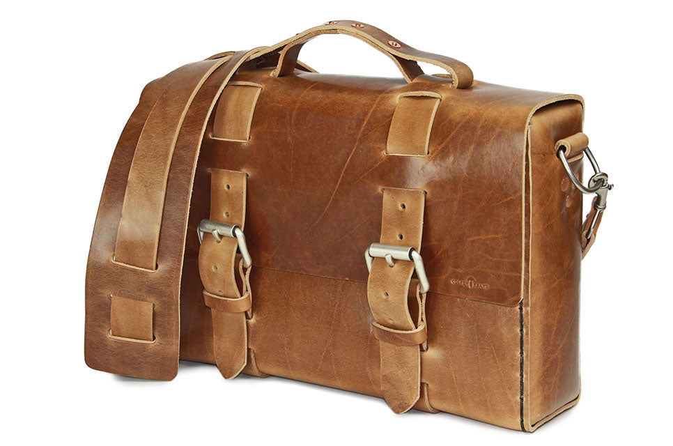 Limited Edition No. 4313 Minimalist Standard Leather Satchel in Glazed Montana - ONLY 1 LEFT