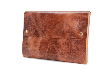 ColsenKeane No. 1214 Portfolio Case | 5/6oz Full Grain Leather | Zero-Stitch Minimalist Tech Sleeve