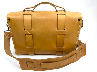 Seasoned No. 4313 - Minimalist Standard Satchel in Natural Tan
