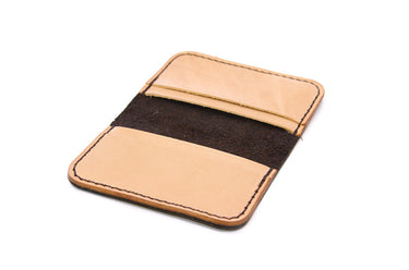 ColsenKeane No. 215 Card Wallet | 5/6oz Full Grain Leather | Hand-Stitched Minimalist Front Pocket Carry