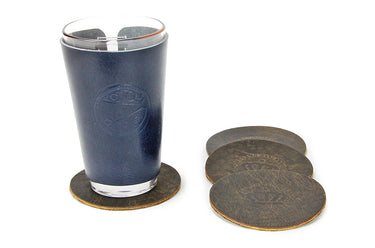 ColsenKeane No. 314 Elizabeth Edition Coaster Set | 8/9oz Full Grain Leather | Heavy-Duty Table Protection
