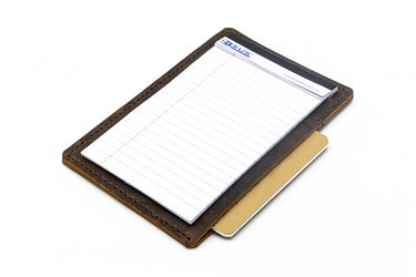 ColsenKeane No. 821 Notepad Sleeve | 5/6oz Full Grain Leather | Hand-Stitched Pocket Memo Book Cover