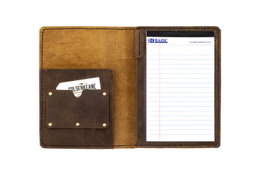 ColsenKeane No. 715 Notepad Portfolio | 8/9oz Full Grain Leather | Handcrafted Refillable Legal Pad Cover