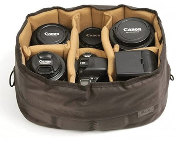 Flexible Cushion Partition-M Lens DSRL SLR Camera Insert Padded Bag